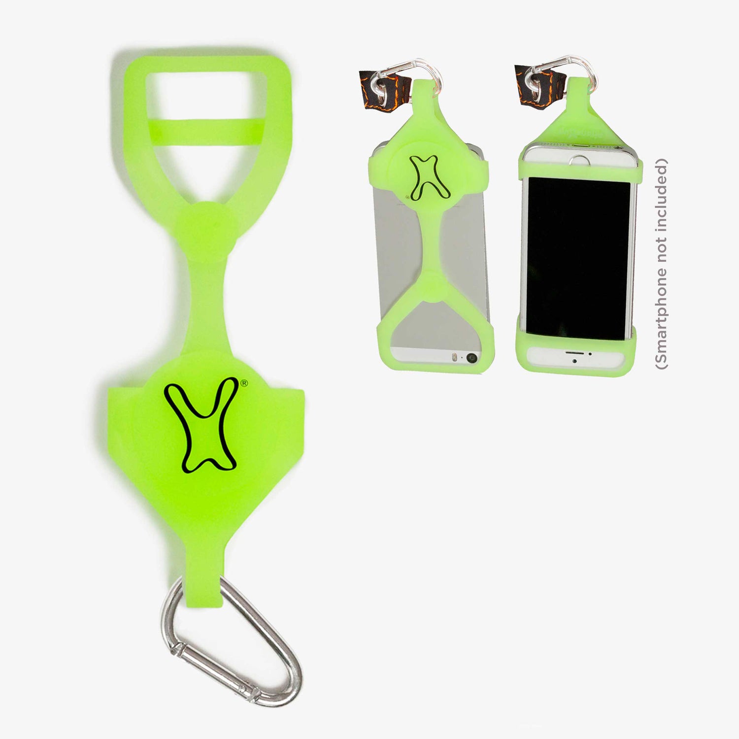 A PhoneHug® | Green Glow | phone harness - PhoneHug®